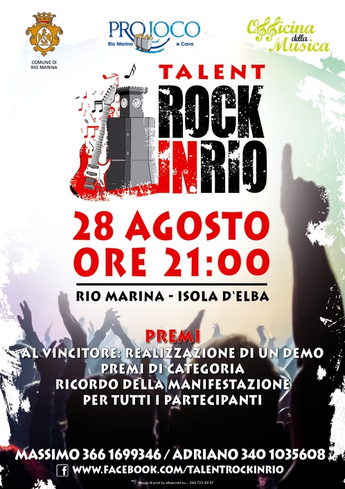1 Talent Rock in Rio 

Domenica 28 Agosto le esibizioni 
